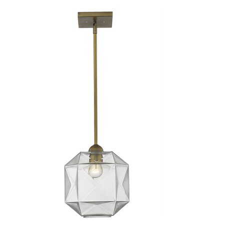 Acclaim Lighting Loft 1-Light Brass Pendant IN21210BR